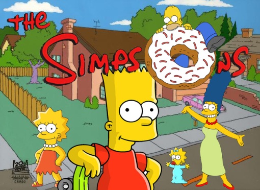 La familia amrailla: "Los Simpsons"